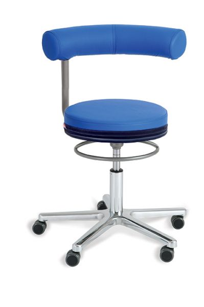 Gesundheitsstuhl Kunstleder, Sitz höhenverstellbar, Rückenlehne nicht höhenverstellbar, schwenkbar